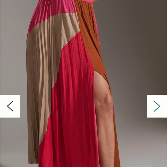 Dolan Left Coast from Anthropologie Colorblocked Maxi Skirt size large - Picture 11 of 13